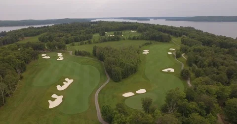 Golf Course in the Summer 스톡 동영상 88977639