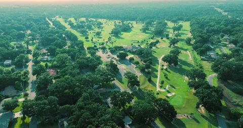 Golf course view Stock Footage 247743346