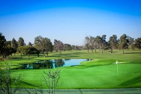 Golf Course View Stock Photos
