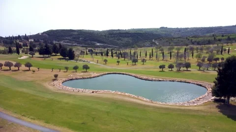 Golf courses in Cyprus. Stock Footage 175280647