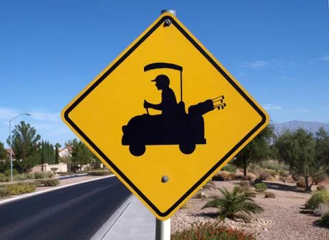 Golf crossing Stock Photos