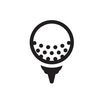 Golf design over gray background vector Stock Illustration