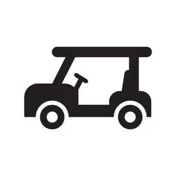 Golf design over white background icon Stock Illustration