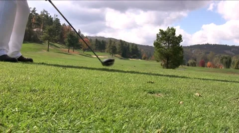 Golf drive Stock Footage 900809