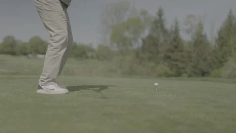 Golf driver shot Video stock 241938622