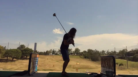 Golf Driving Range Stock Footage 35871061