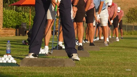 Golf Driving Range Stock-Footage 92094318