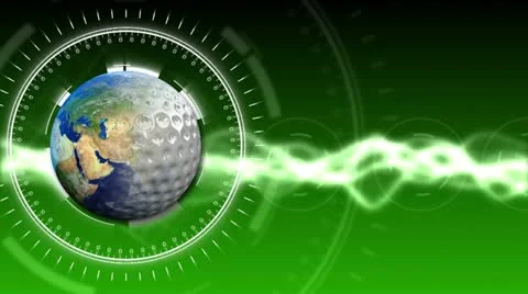 Golf Earth Background 27 (HD) Stock Footage 12616601