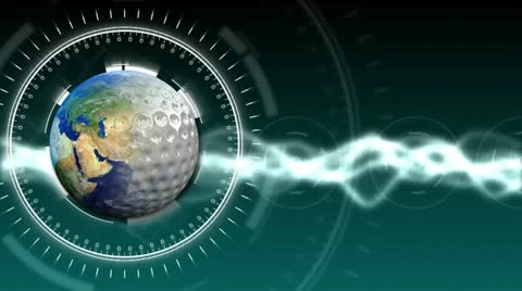 Golf Earth Background 30 (HD) Stock Footage 12617403