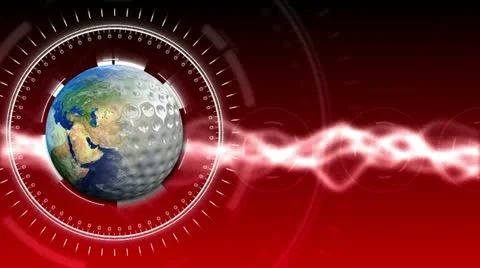 Golf Earth Background 32 (HD) Stock Footage 12685695