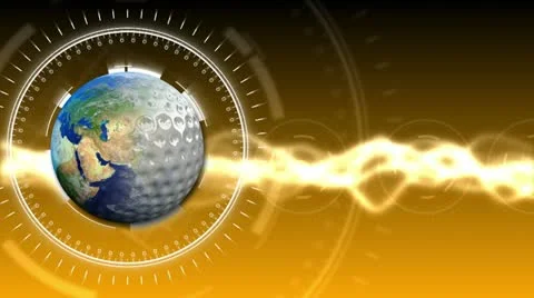 Golf Earth Background 34 (HD) Stock Footage 12675762