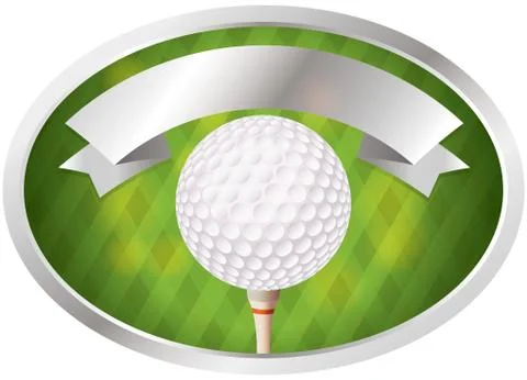 Golf emblem Stock Illustration