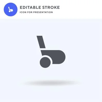 Golf Equipment icon vector, filled flat sign, solid pictogram isolated on white Stockillustratie