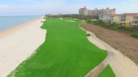 Golf Fairway Stock Footage 113282674