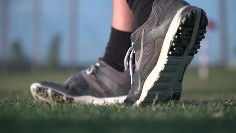 Golf Feet 4K Stockbeeldmateriaal 91510040