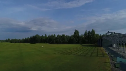Golf field. Aerial view. Stock Footage 77208271