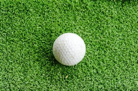 Golf on the field Stock Photos