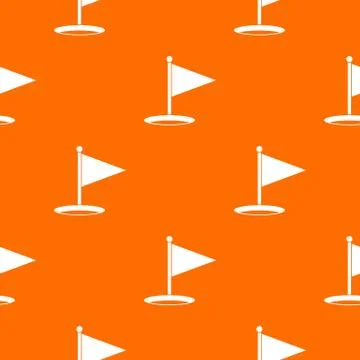 Golf flag pattern seamless Stock Illustration