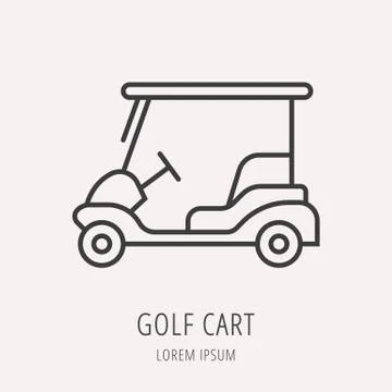 Golf Game Icon or Element Free Stock Illustration