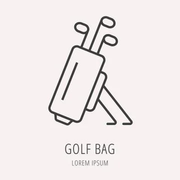 Golf Game Icon or Element Stock Illustration
