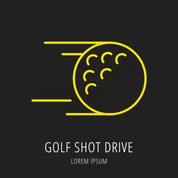 Golf Game Icon or Element Free Stock Illustration