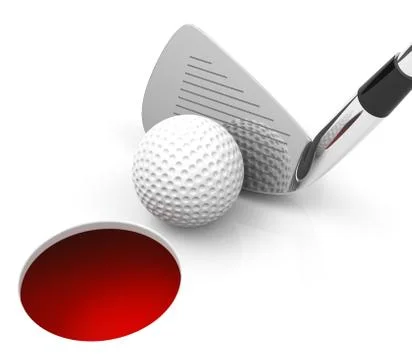 The golf game Stock Illustration