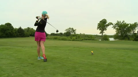 Tee Time Girls Stock Footage ~ Royalty Free Stock Videos | Pond5