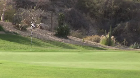 Golf Green At Dusk Stock-Footage 1008974