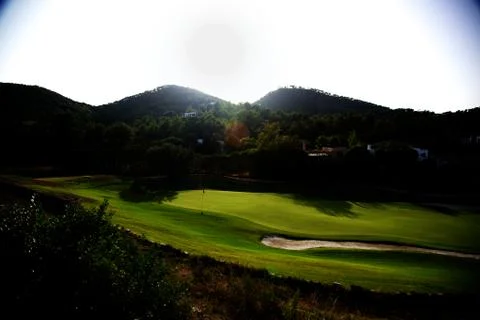 Golf green Stock Photos
