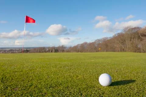 Golf green Stock Photos