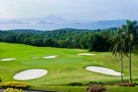 Golf greens Stock-Fotos