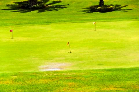Golf greens Stock Photos