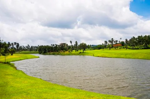 Golf greens Foto stock