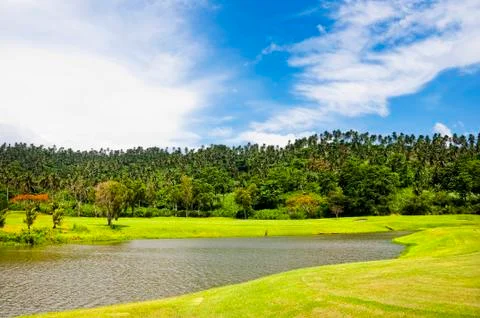 Golf greens Stock-Fotos