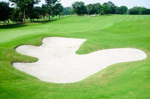 Golf greens Foto stock