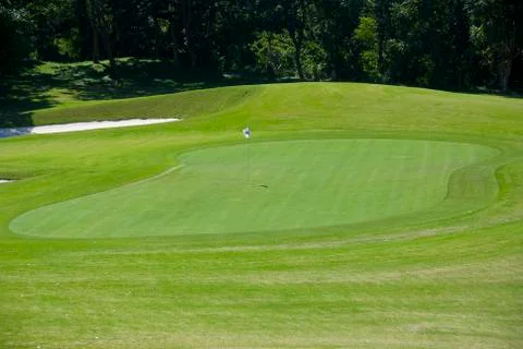 Golf greens Stock Photos