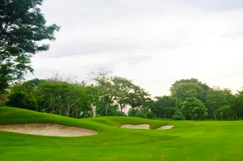 Golf greens Foto stock