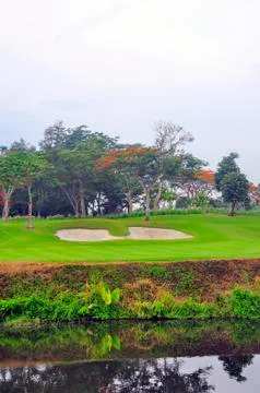 Golf greens 스톡 사진