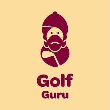 Golf Guru Logo Stock Illustration
