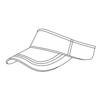 Golf hat icon Stock Illustration