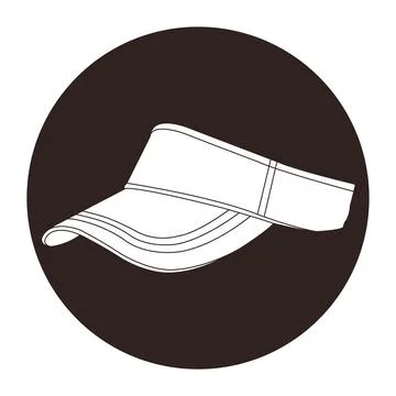 Golf hat icon Stock Illustration