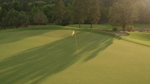 Golf Hole Stock Footage 129525298