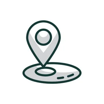 Golf hole indicator Illustrazione stock