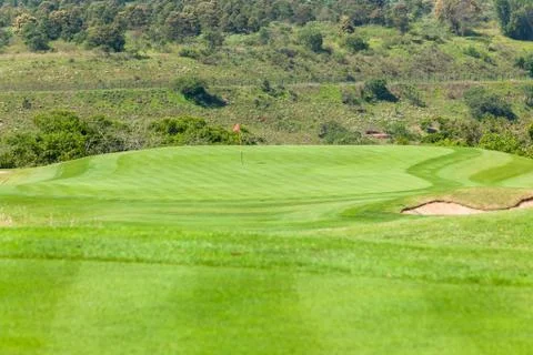 Golf Hole Par 3 Stock Photos