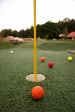 Golf Hole Stock Photos