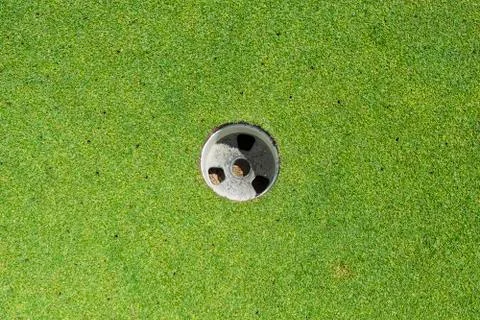 Golf hole Stock Photos