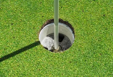 Golf hole Stock Photos
