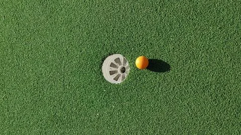 Golf Hole Fotos de archivo