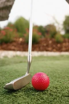 Golf Hole Foto stock