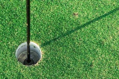 Golf hole 스톡 사진